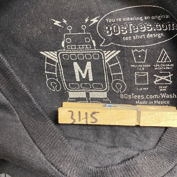 80s Transformers Graphic Tee Thrifted Vintage Style Size M - Picture 10 of 11